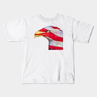 4th of July Independence Day USA Eagle Kids T-Shirt